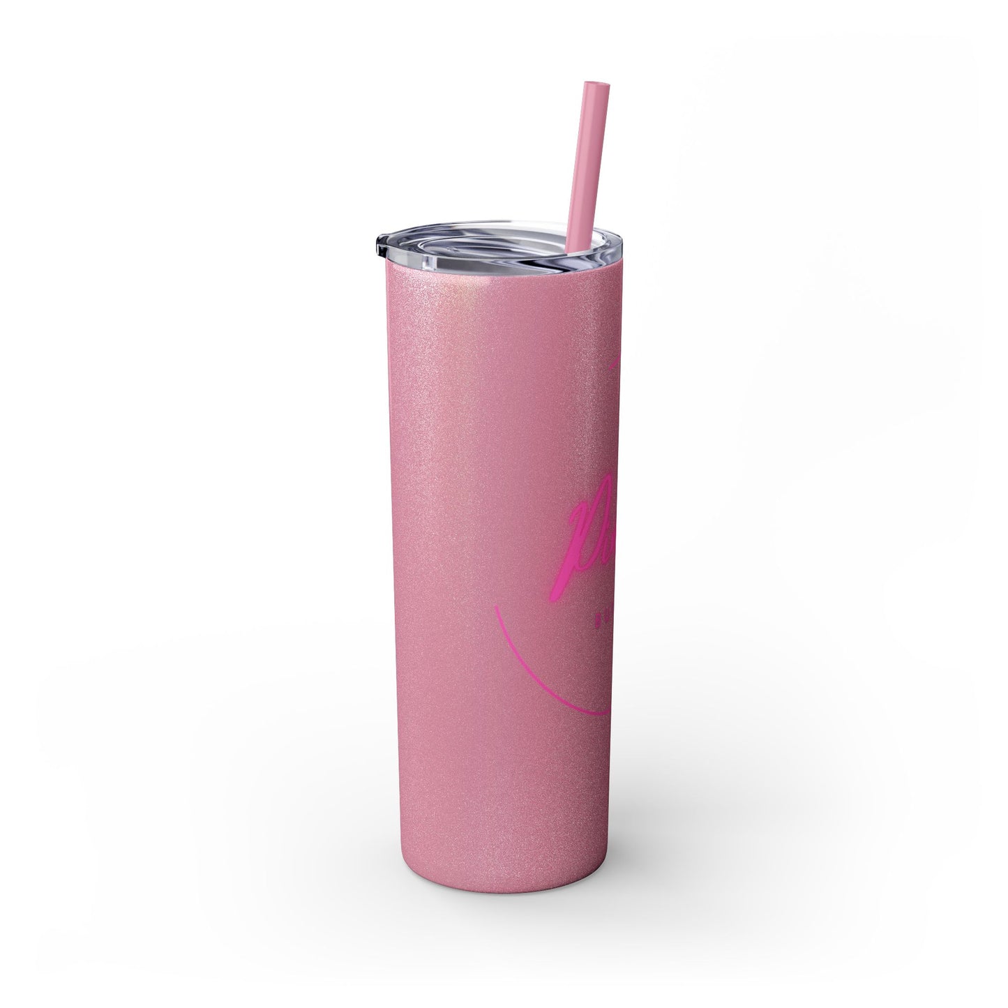 Pink But Lethal Skinny Tumbler – Sip with Power 💀💖✨