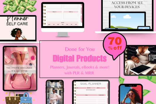 Pink Pixel Vibes | Done for you Digital Product Vault