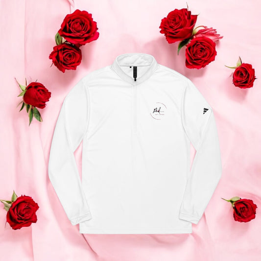 Pink But Lethal Adidas Quarter-Zip – Power Meets Performance 💀💖🔥